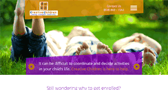 Desktop Screenshot of creativechildrenpreschool.com